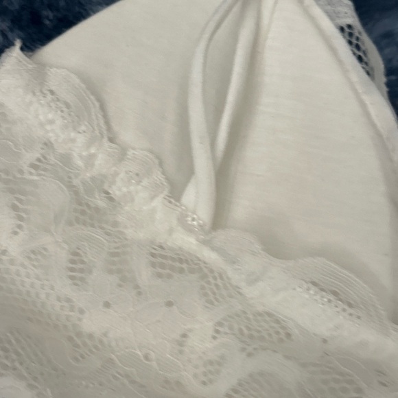 Lingerie Set White Lace Bralette Bra Matching Panties Waist Fit sexy pick size - Picture 11 of 12